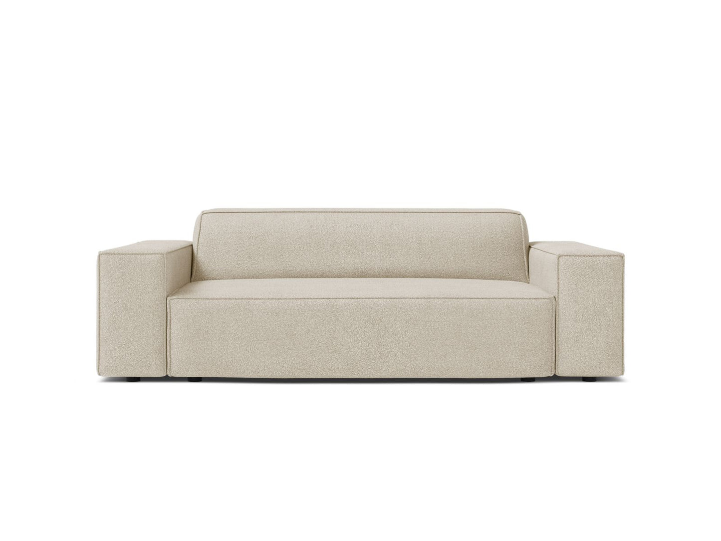 Jodie — Sofa Beige (Baloo 2074) Black Plastic