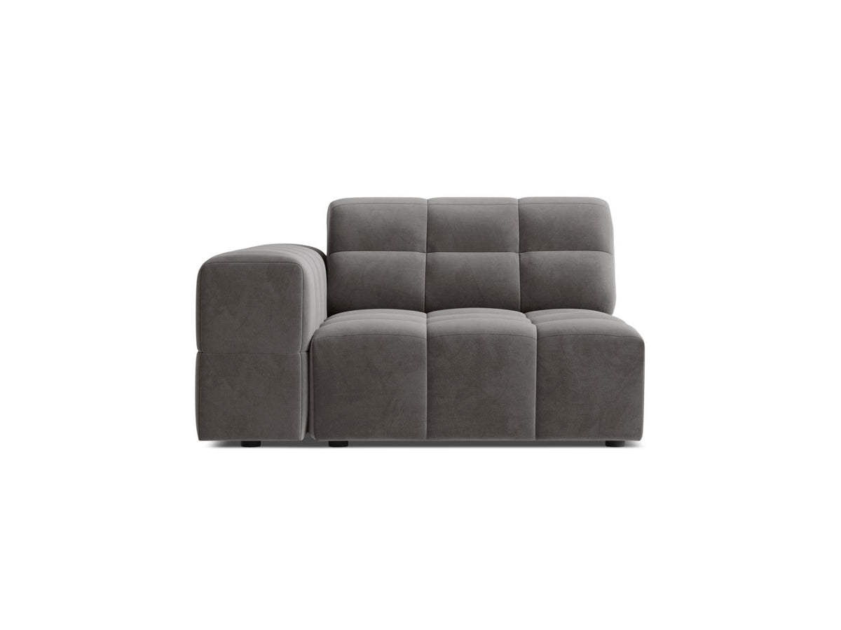 Jennifer — Modular Sofa (106x102x78 cm) Light Grey (Bluvel 13) Left