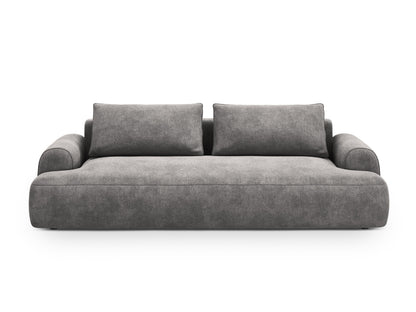 Calma — Sofa Grey (Vogue 15) Black Plastic