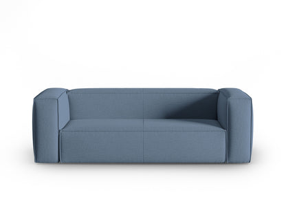 Mackay — Sofa Blue Jeans (Bubble 15) Black Plastic