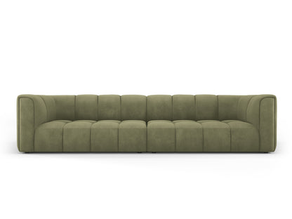 Moritz — Sofa Light Green (Rebel 18) Black Plastic