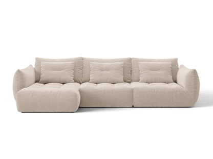 Bloom — Corner Sofa (327x152x97 cm) Light Beige (Wind 05) Left