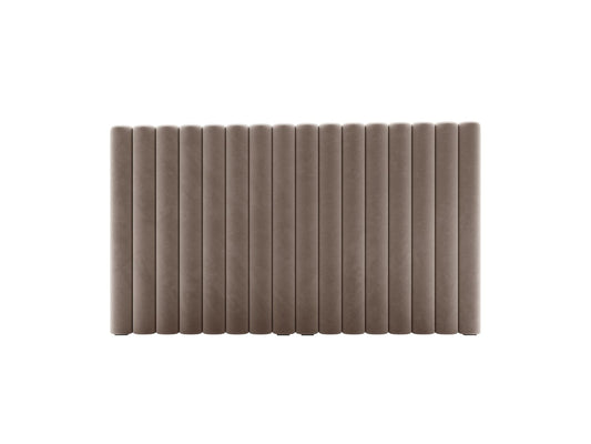 Mistero — Headboard Warm grey (Paris Khaki) Black Plastic