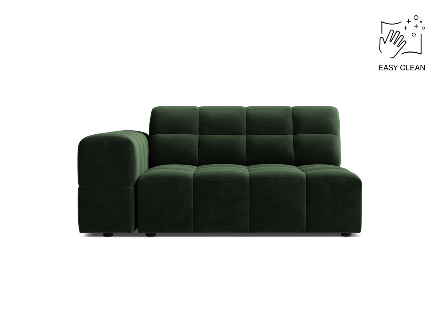 Jennifer — Modular Sofa (126x102x78 cm) Bottle Green (Venus 2940)