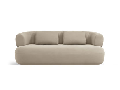 Jenny — Sofa Beige (Salvador 1) Black Plastic