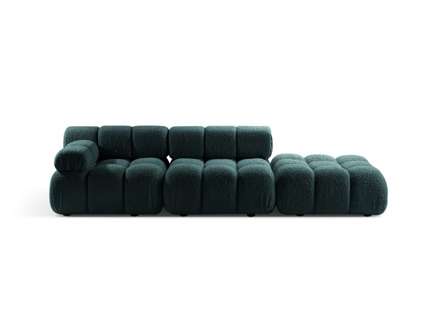Bellis — Sofa (282x94x70 cm) Petrol (Rolf 17) Right