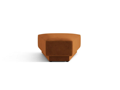 Miley — Pouf Terracotta (Bluvel 4215) Black Plastic