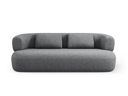 Jenny — Sofa Dark Grey (Perfect Harmony 90) Black Plastic