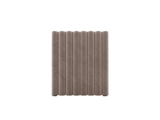 Mistero — Headboard Warm grey (Paris Khaki) Black Plastic
