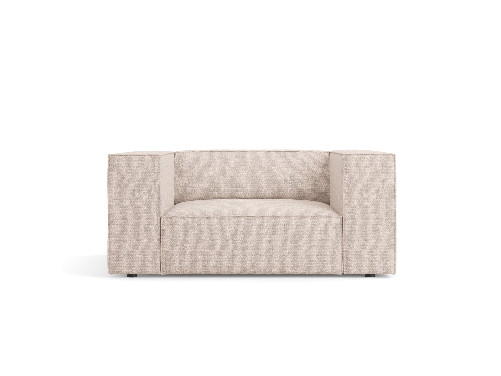 Arendal — Tugitool Beige (Haga 30) Must plastik