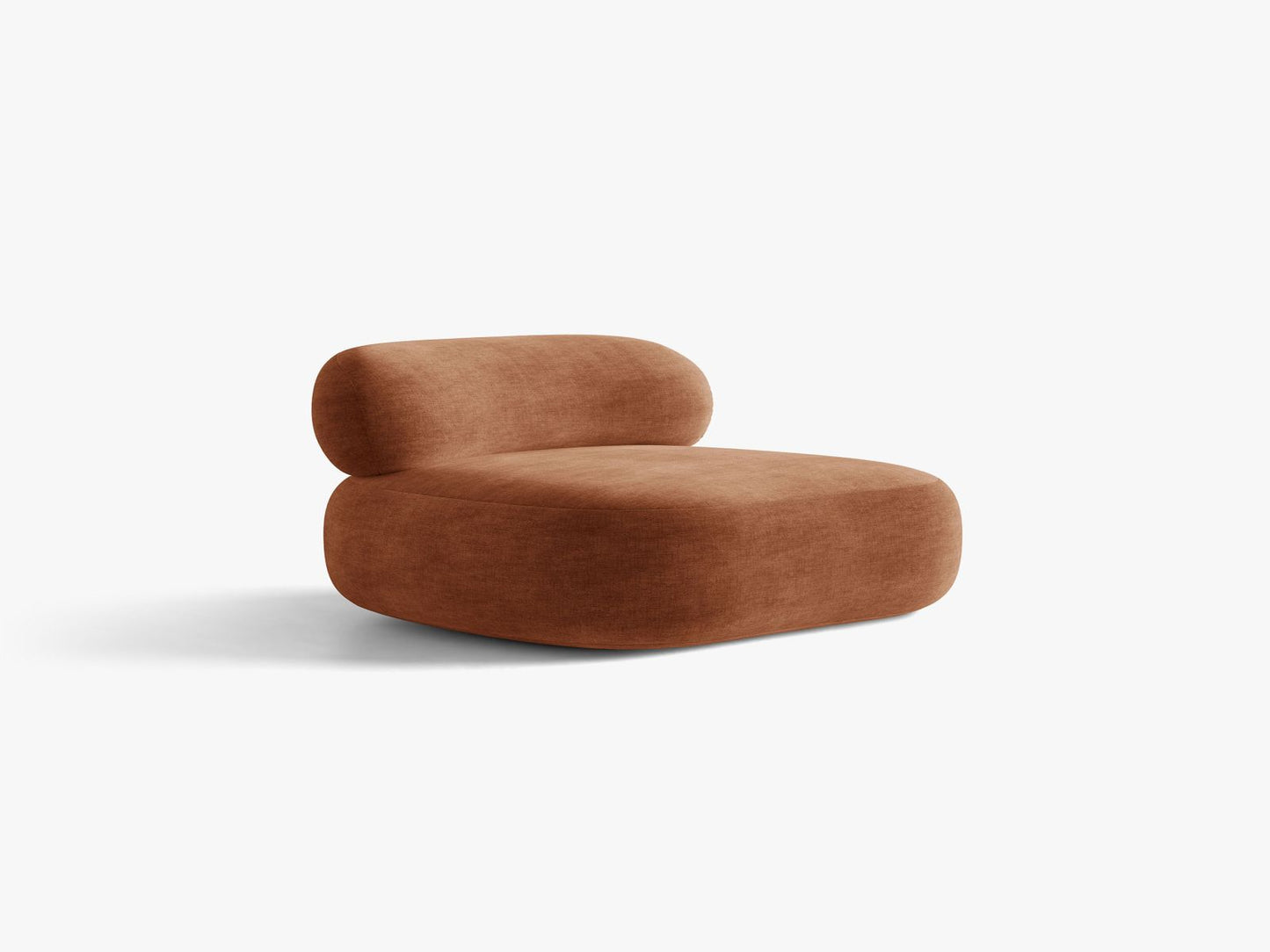 Aura — Armchair (84x91x73 cm) Terracotta (Golden 56) Black Plastic