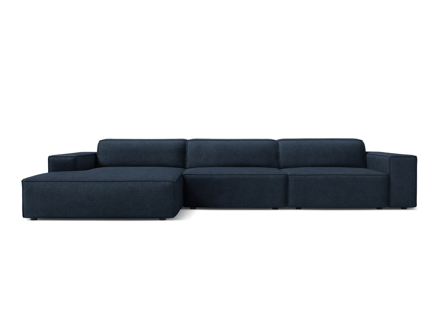 Jodie — Corner Sofa (284x162x77 cm) Dark Blue (Baloo 2088) Left