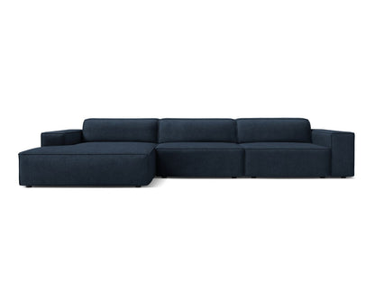 Jodie — Corner Sofa (284x162x77 cm) Dark Blue (Baloo 2088) Left