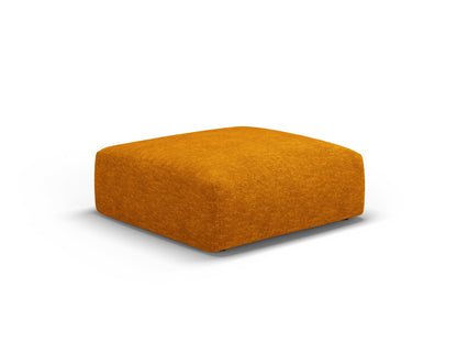 Matera — Pouf Yellow (Haga 68) Black Plastic Left