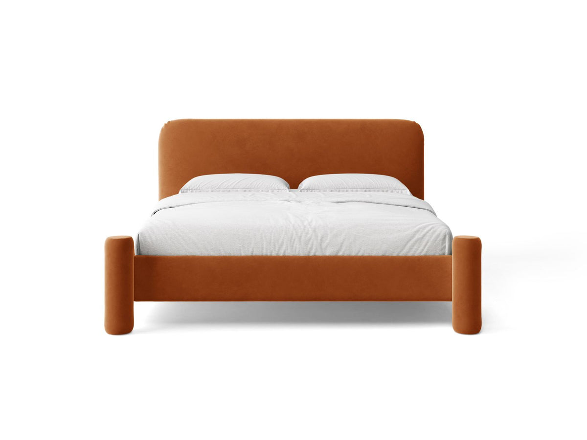 Vera — Bed (204x223x100 cm) Terracotta (Casino Terracota)