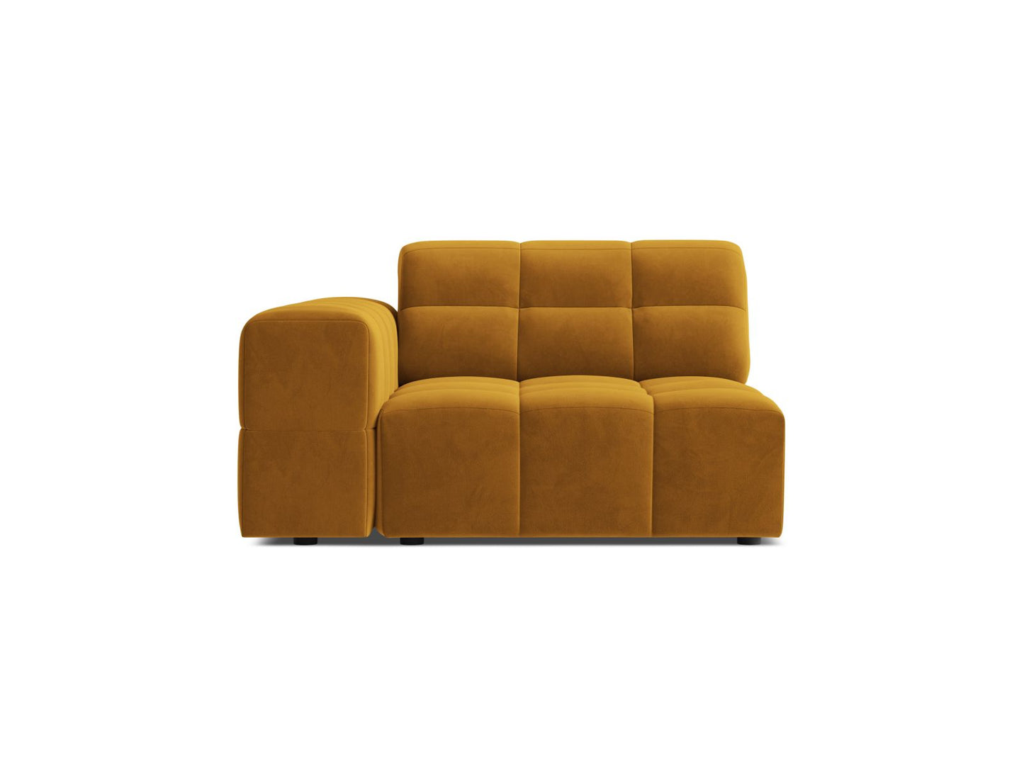 Jennifer — Modular Sofa (106x102x78 cm) Yellow (Bluvel 68) Left