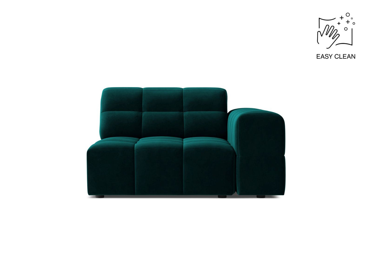 Jennifer — Modular Sofa (106x102x78 cm) Deep Petrol (Venus 2911) Right