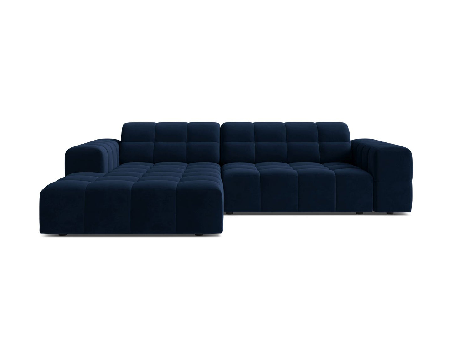 Jennifer — Corner Sofa (234x167x78 cm) Royal Blue (Bluvel 86) Left