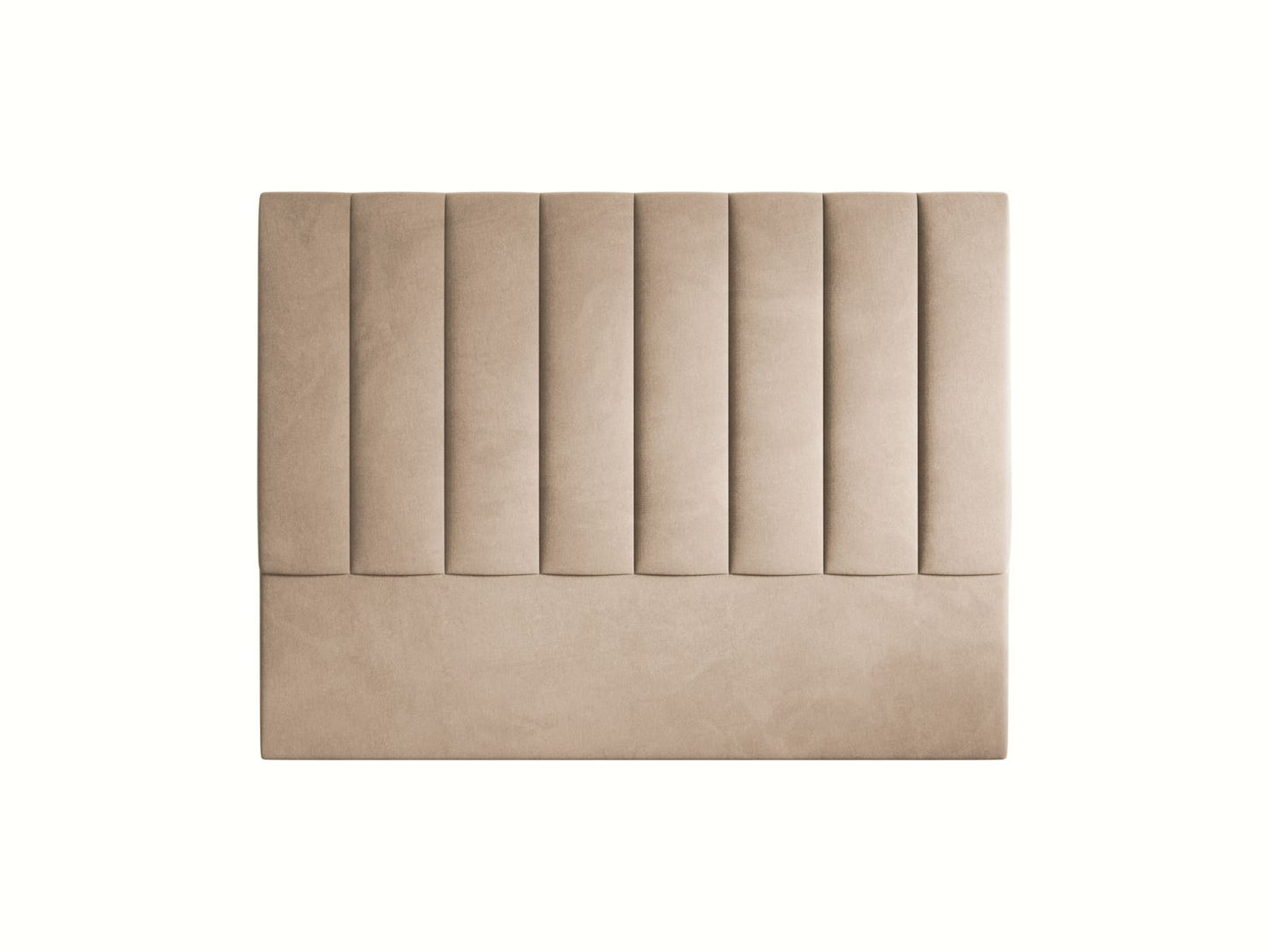 Marl — Headboard Almond Beige (Magic Velvet 2282) Black Plastic