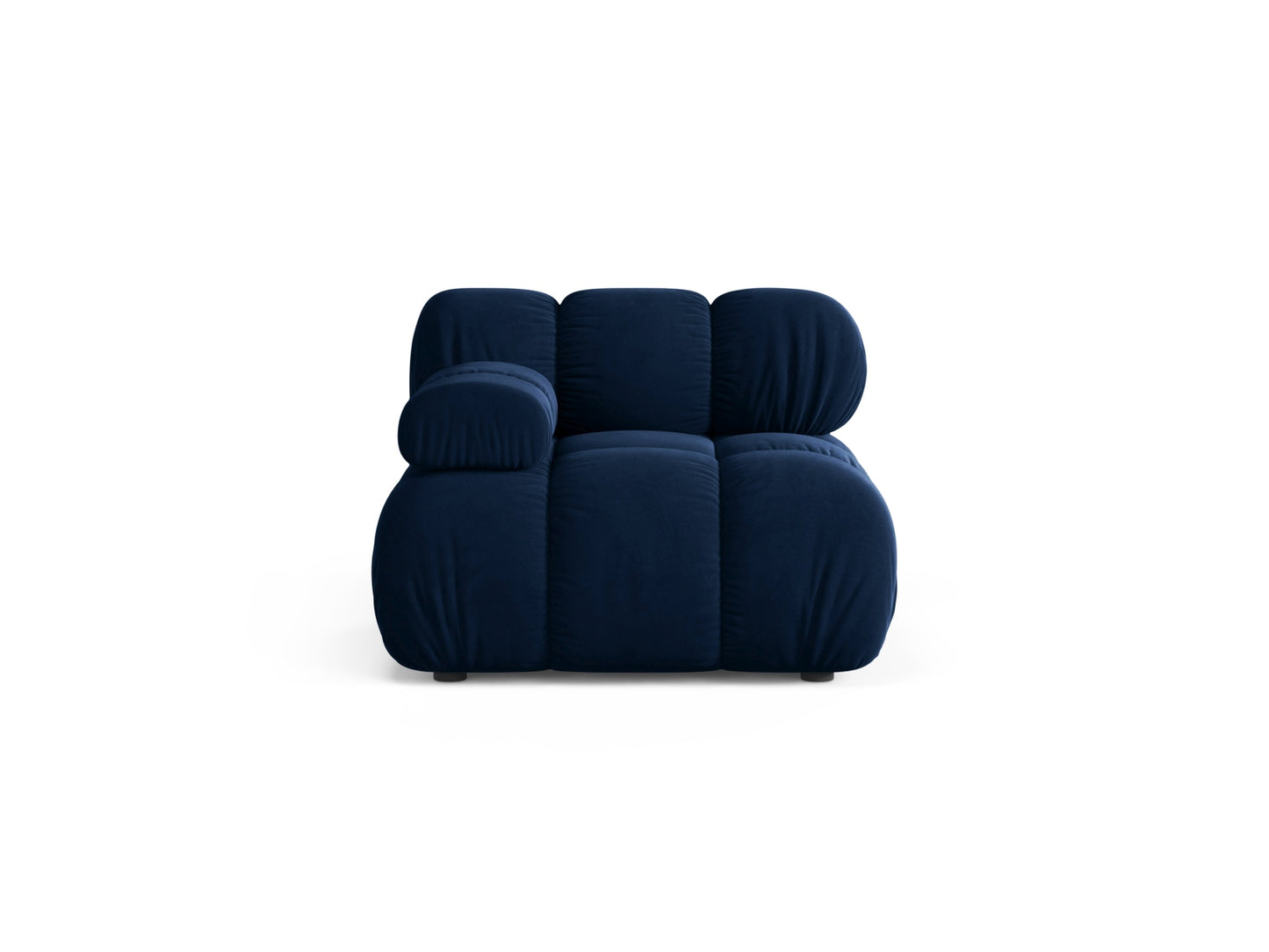 Bellis — Modular Sofa (94x94x70 cm) Royal Blue (Bluvel 86) Left