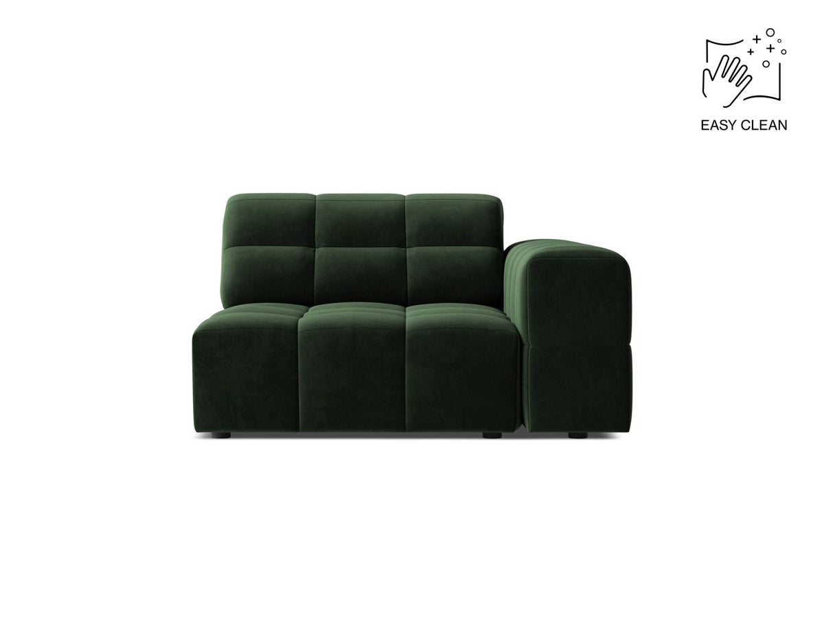 Jennifer — Modular Sofa (106x102x78 cm) Bottle Green (Venus 2940) Right