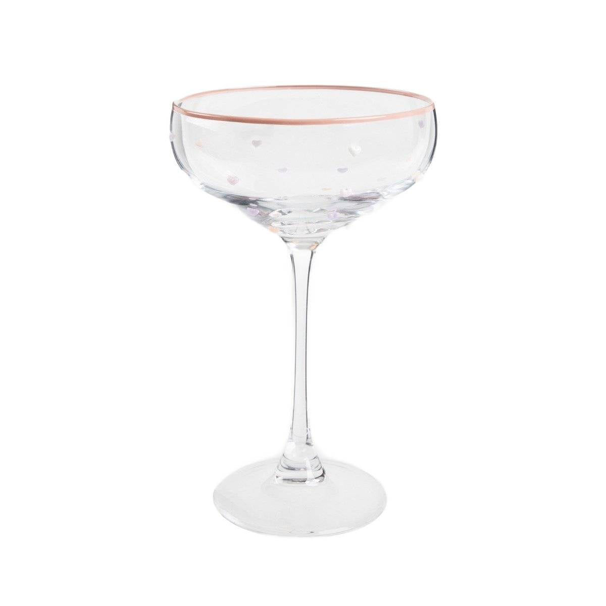 AMANTI Heart Pattern Martini Glass 0.2L