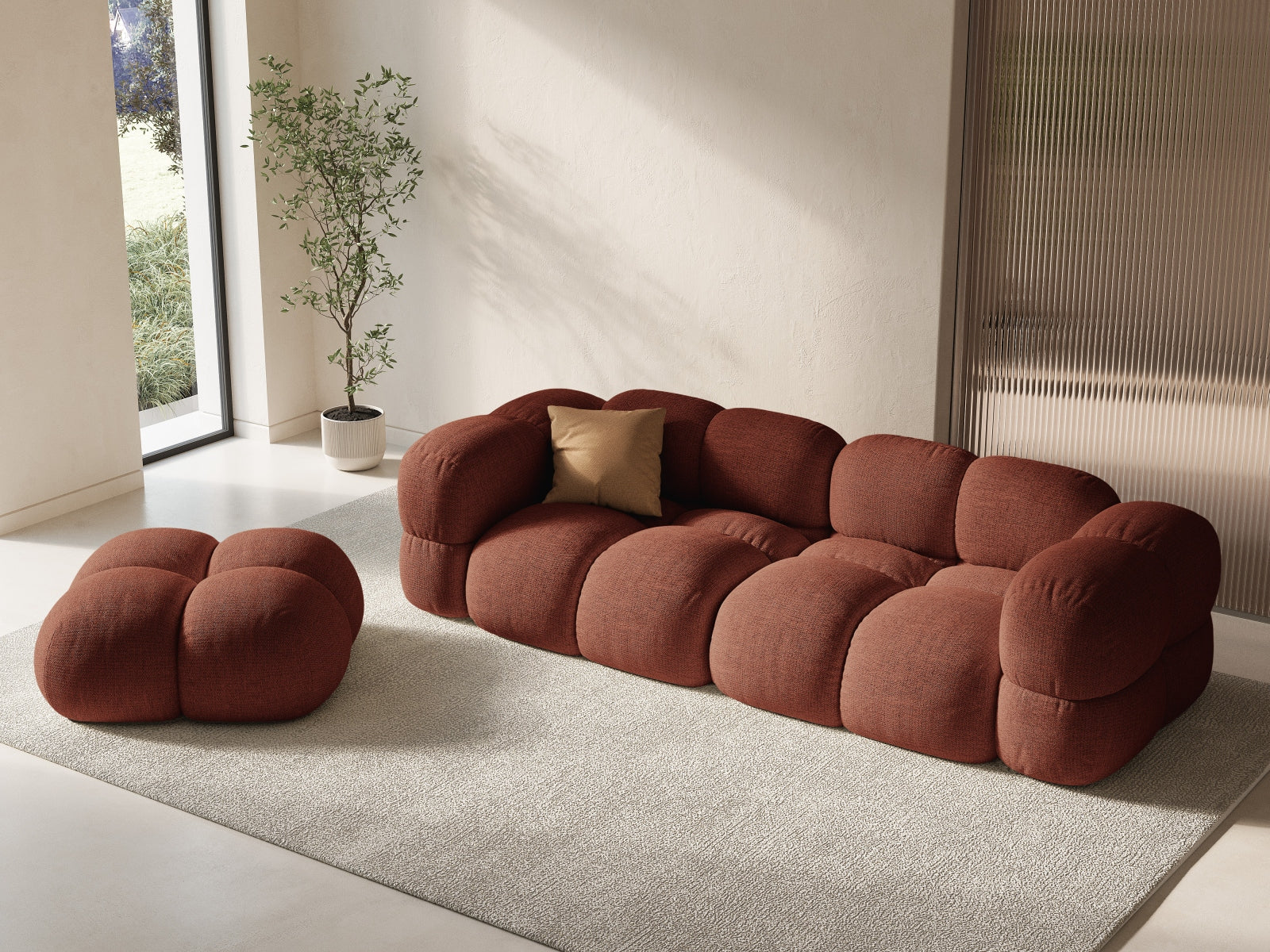 Loretto — Pouf (90x90x40 cm)