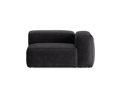 Bergamo — Modul Grey (Perla 35) Black Plastic Left