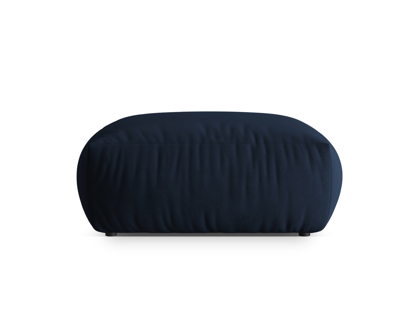 Chris — Pouf Royal Blue (Casino Deep Blue) Black Plastic