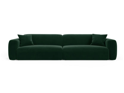 Strino — Sofa Bottle Green (Salvador 7) Black Plastic