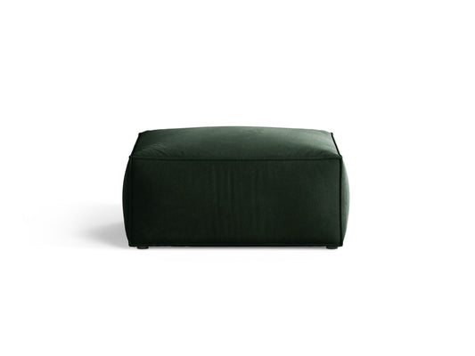 Aveiro — Pouf Bottle Green (Casino Deep Green) Black Plastic