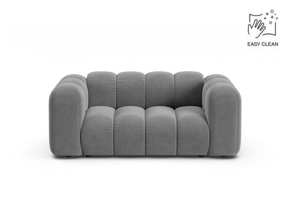 Lupine — Sofa Light Grey (Venus 2929) Black Plastic