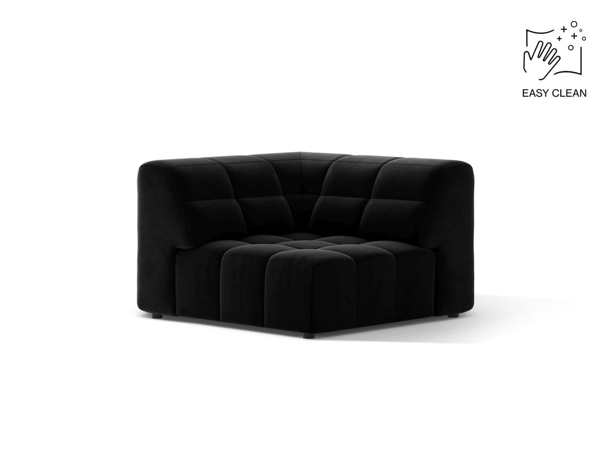 Jennifer — Modular Sofa (99x99x78 cm) Black (Venus 2923)