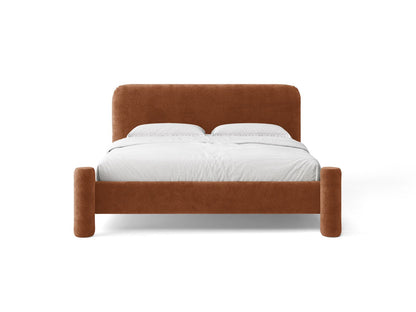 Vera — Bed (164x223x100 cm) Terracotta (Perfect Harmony 52)