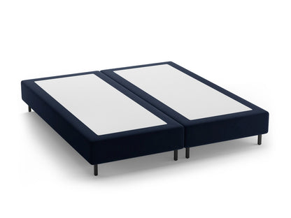 Whale — Bed Base Dark Blue (Paris Deep Blue) Black Metal