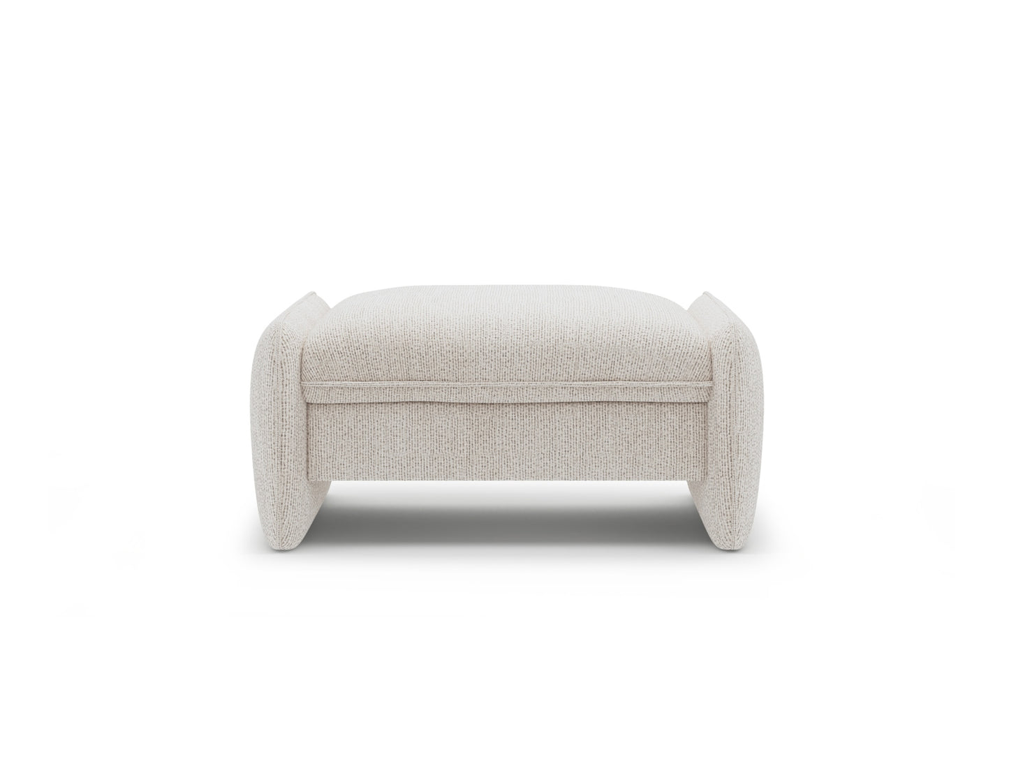 Georgia — Pouf (95x70x43 cm) Light Beige (SILENCIO 06)