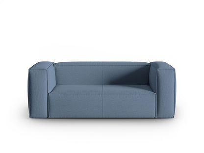 Mackay — Sofa Blue Jeans (Bubble 15) Black Plastic