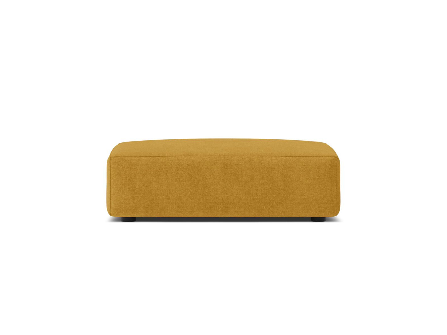 Jodie — Pouf Yellow (Liberty 11) Black Plastic