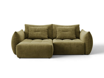 Bloom — Sofa (250x152x87 cm) Light Green (Casino Forest) Left