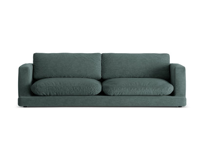 Ibiza — Sofa Moss Green (Wind 75) Black Plastic