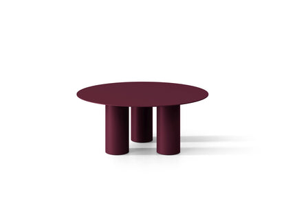 Archie — Table (80x80x33.5 cm) Burgundy (Burgundy)