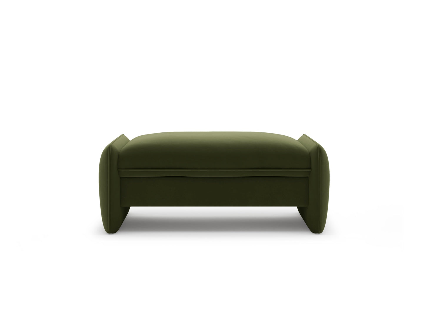 Georgia — Pouf (115x70x43 cm) Army Green (Magic Velvet 2295)