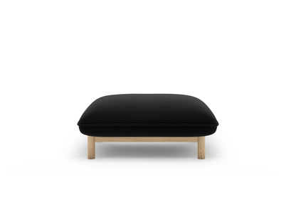 Ada — Pouf (80x65x44 cm) Black (Casino Black)