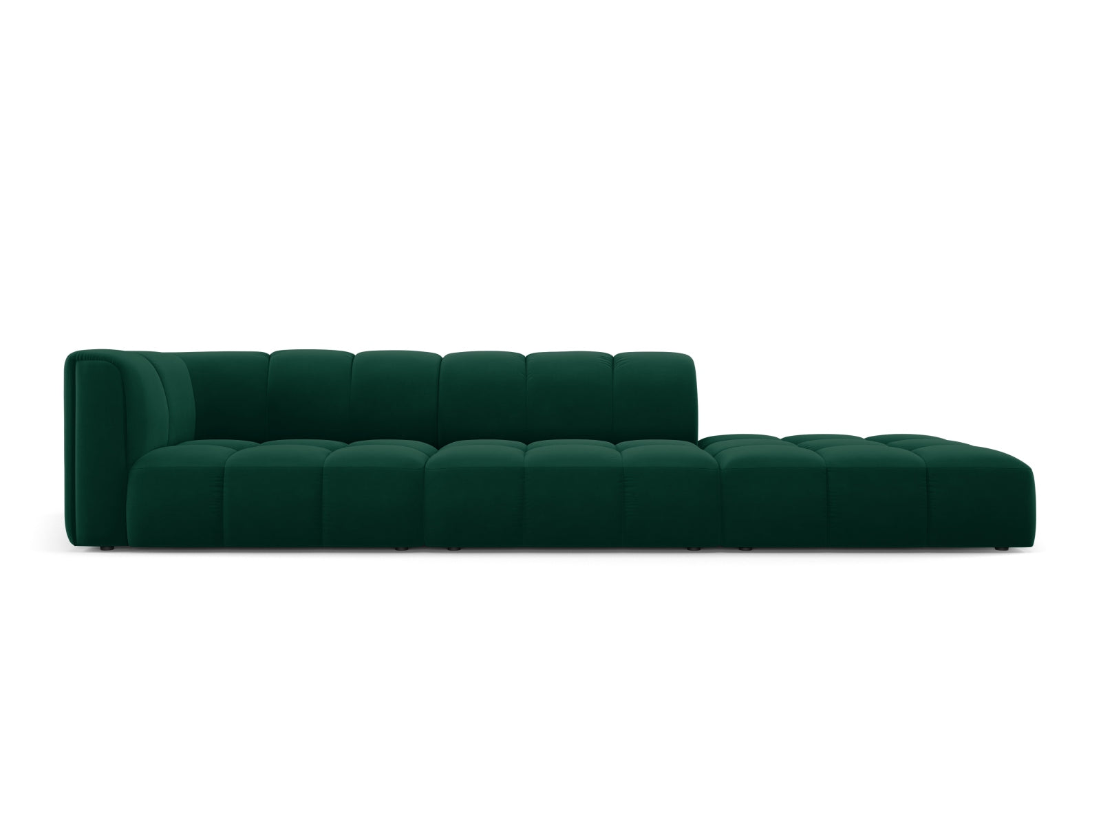 Moritz — Diivan Bottle Green (Bluvel 78) Must plastik paremal