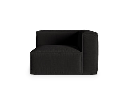Nuria — Modular Sofa Black (Liberty 22) Black Plastic
