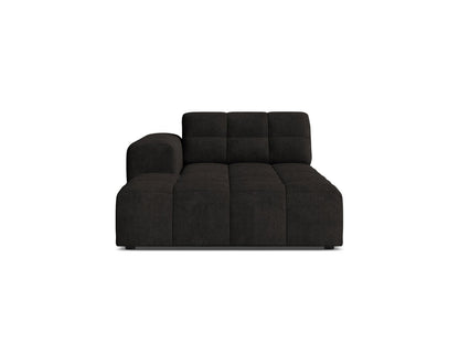 Jennifer — Chaise Longue (108x167x78 cm) Anthracite (Eden 21 Black) Left
