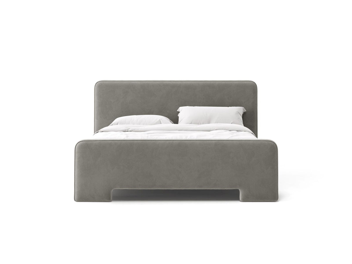 Eda — Bed (191x216x100 cm) Grey (Casino Stone)