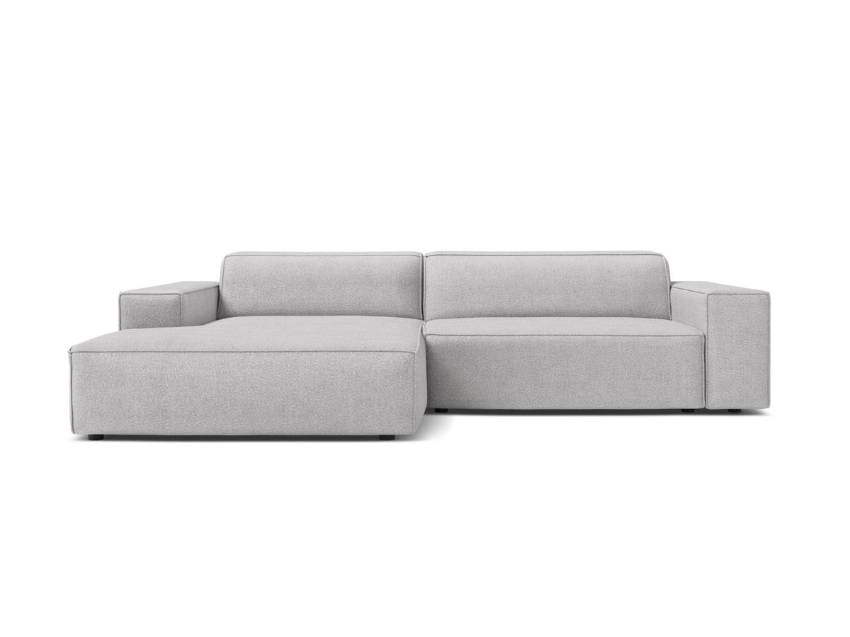 Jodie — Corner Sofa (224x162x77 cm) Light Grey (Baloo 2085) Left