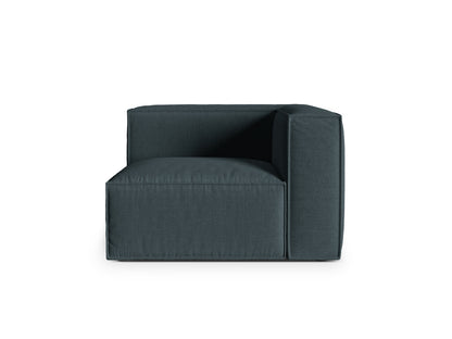 Nuria — Modular Sofa Deep Petrol (Liberty 13) Black Plastic