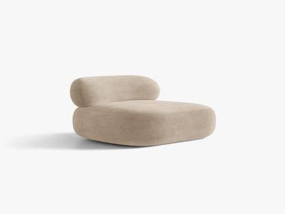 Aura — Armchair (84x91x73 cm) Dark Beige (Golden 21) Black Plastic